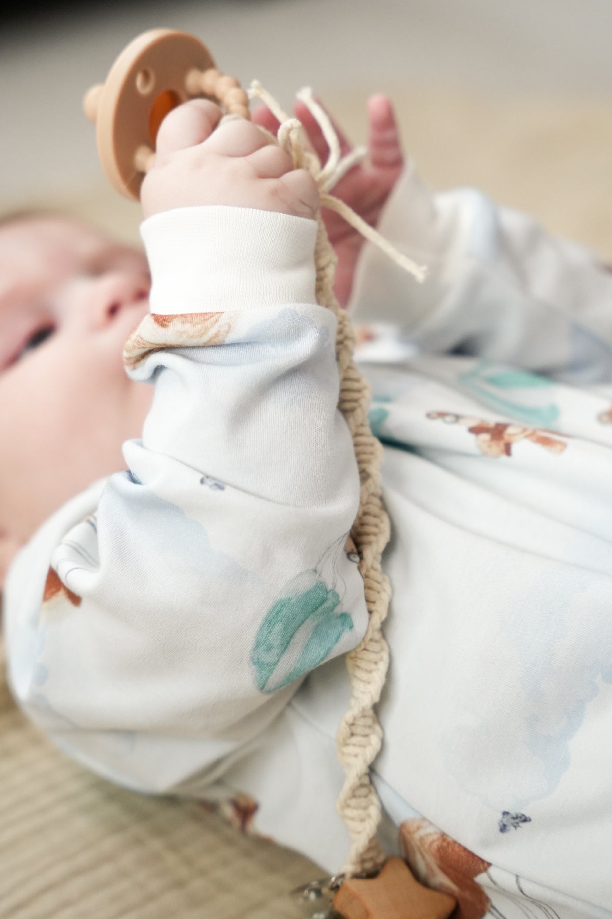 Minuche Bebek Uyku Tulumu ve Oyun Pijaması %100 Pamuk - Tek Parça Önden Fermuarlı Tulum Pijama