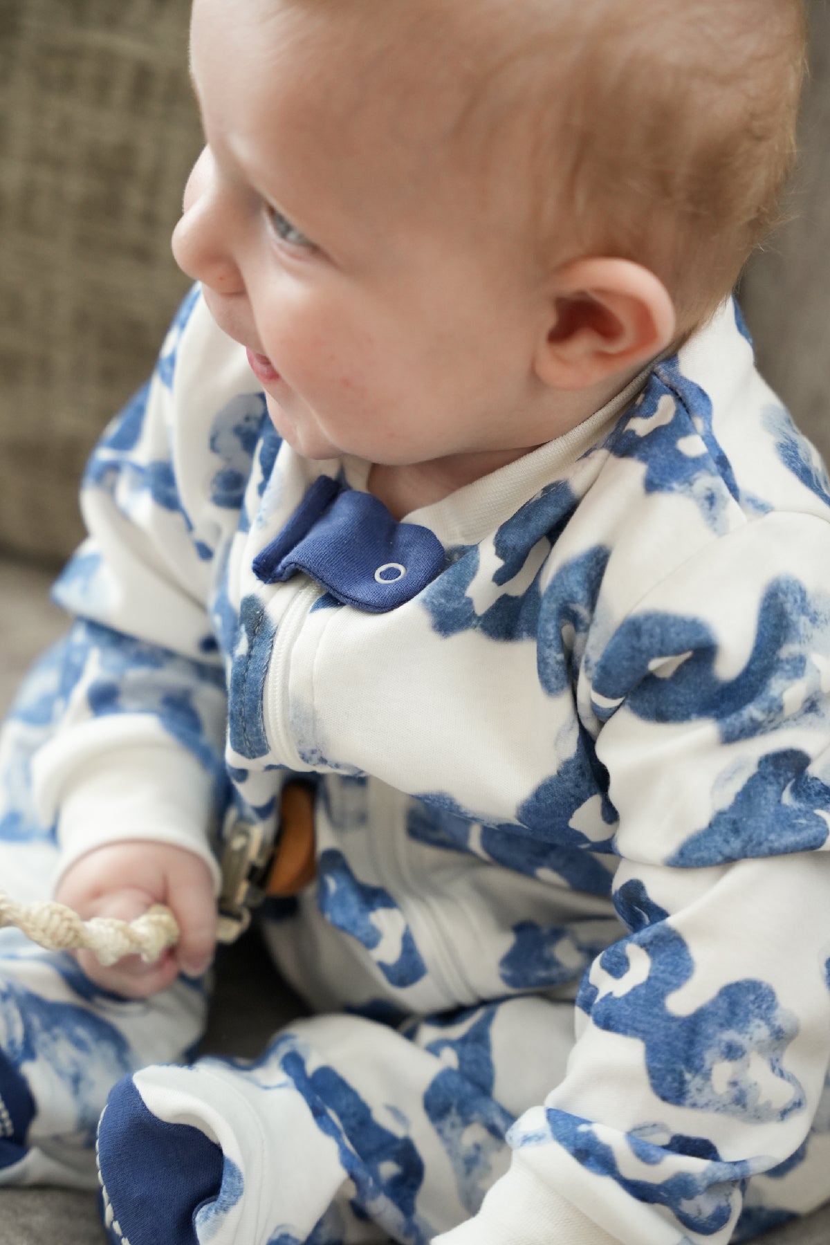 Minuche Bebek Uyku Tulumu ve Oyun Pijaması %100 Pamuk - Tek Parça Önden Fermuarlı Tulum Pijama