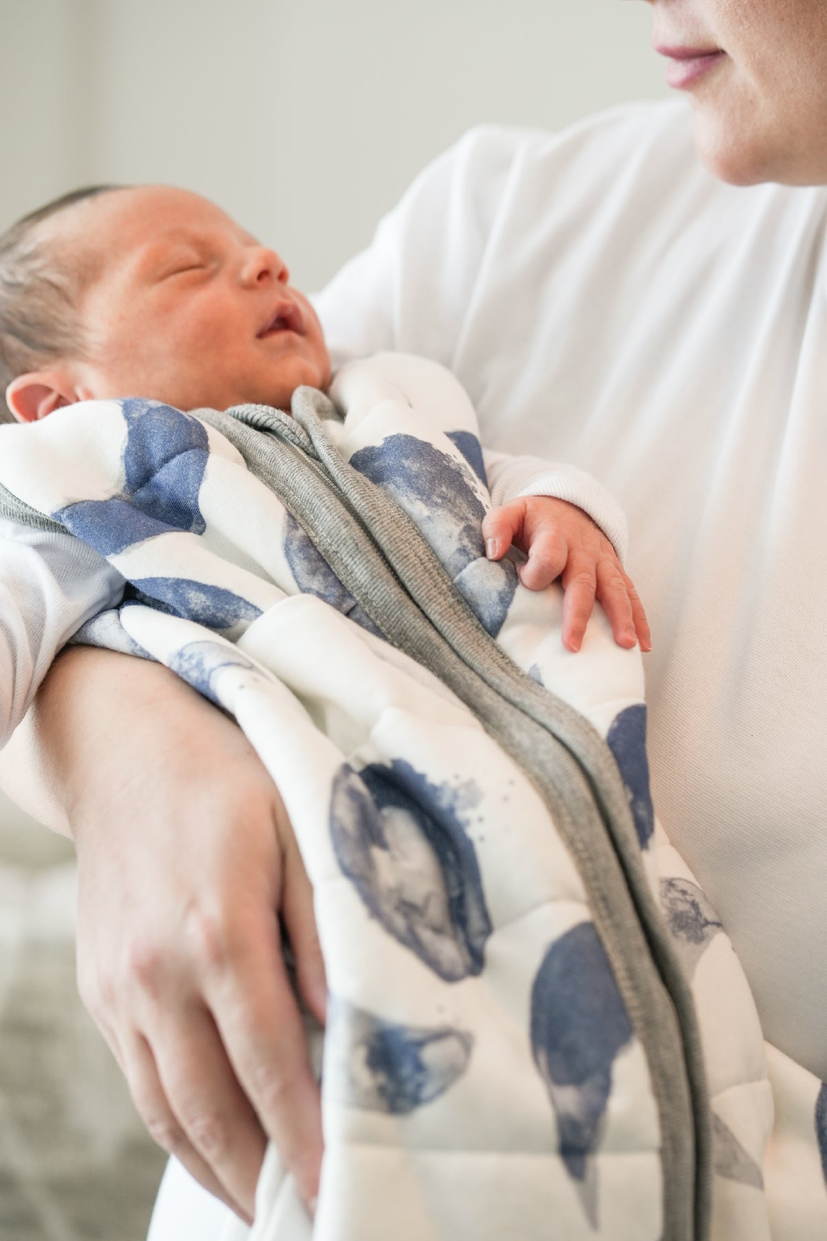 Minuche Bebek Giyilebilir Battaniye - 1.5 TOG %100 Pamuk Kalın Kışlık Kundak